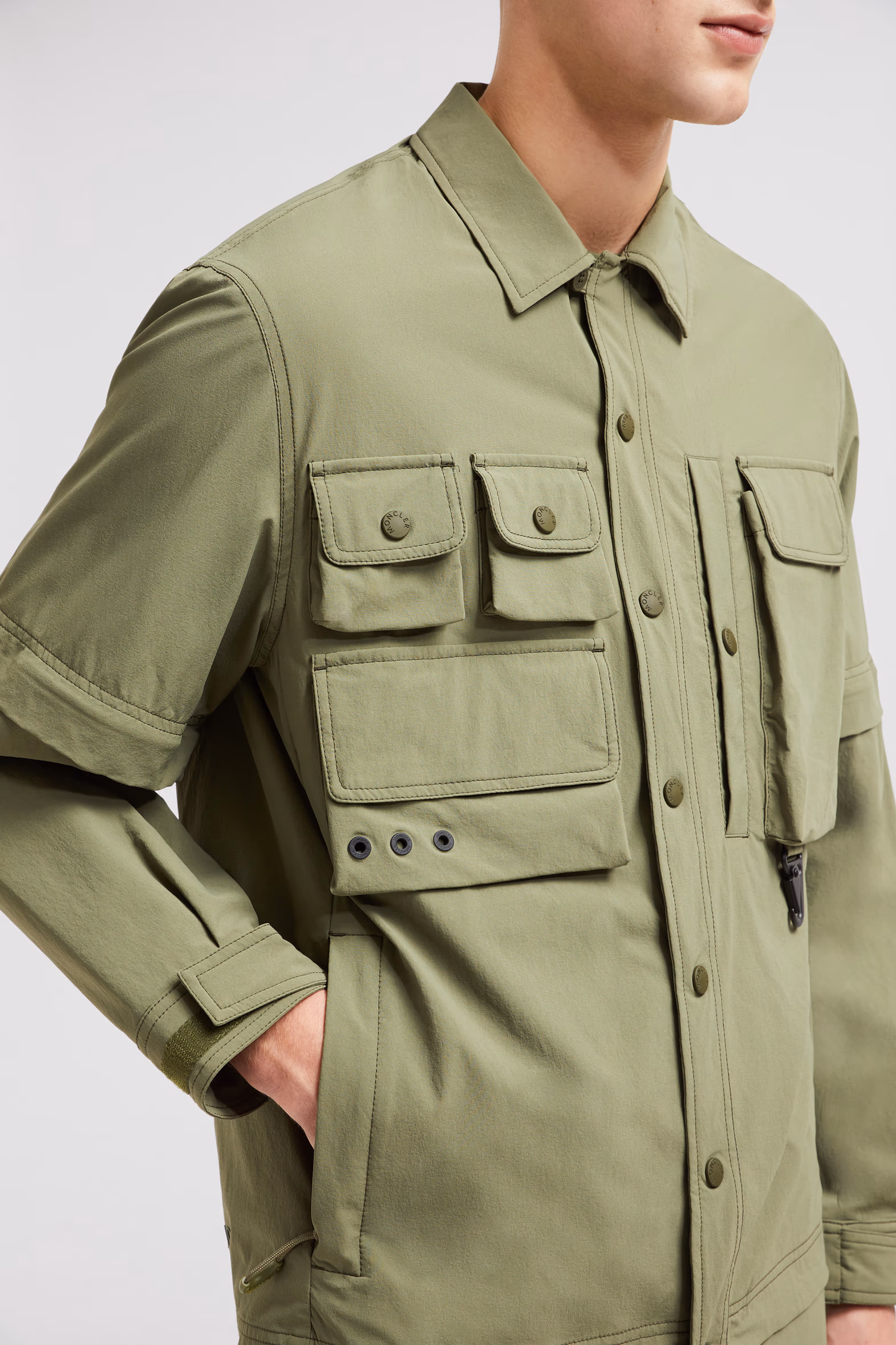 Tatra 2-in-1 Water-Repellent Field Jacket Men Sage Green Moncler 6
